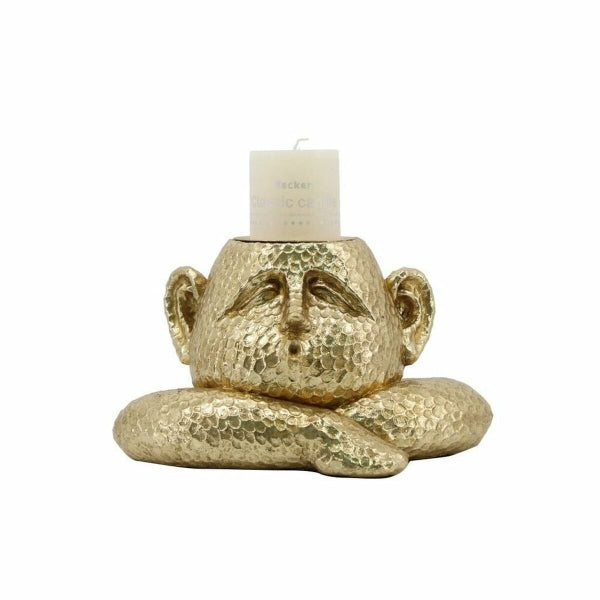 Kerzenständer DKD Home Decor Goldenes Harz 21 x 15 x 12 cm