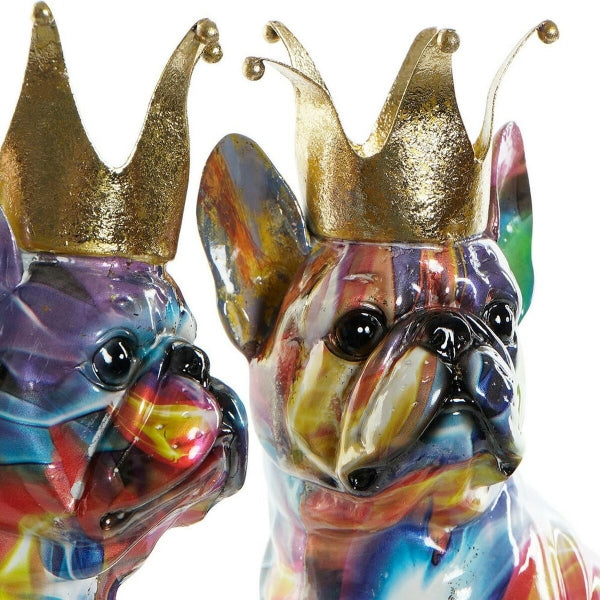Decorative Figure DKD Home Decor Multicolour Dog