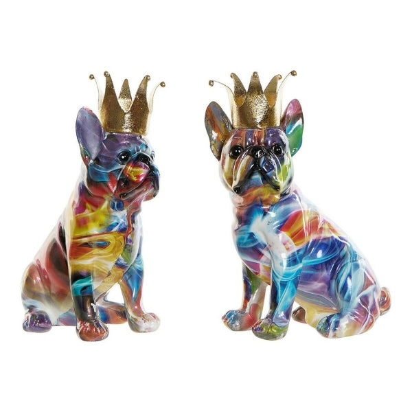 Decorative Figure DKD Home Decor Multicolour Dog