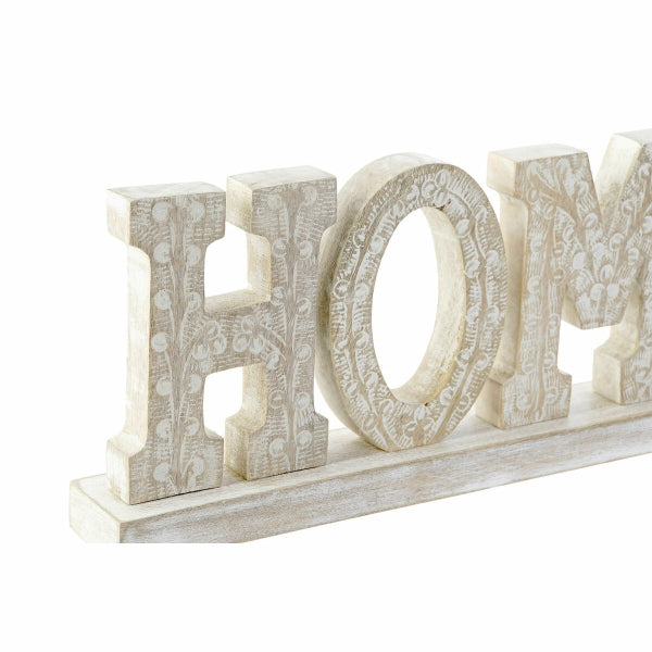 Dekoracyjna figurka DKD Home Decor biała w paski