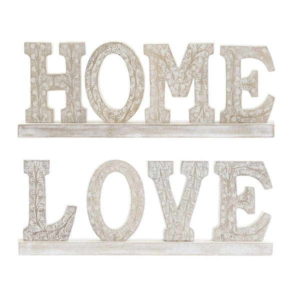 Decorative Figure DKD Home Decor White Stripped