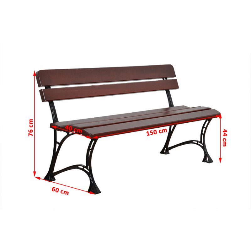 Prestige Outdoor Garden Set 1x table 2x armless benches 2x armless chairs - Diamond Work Sp. z o.o.
