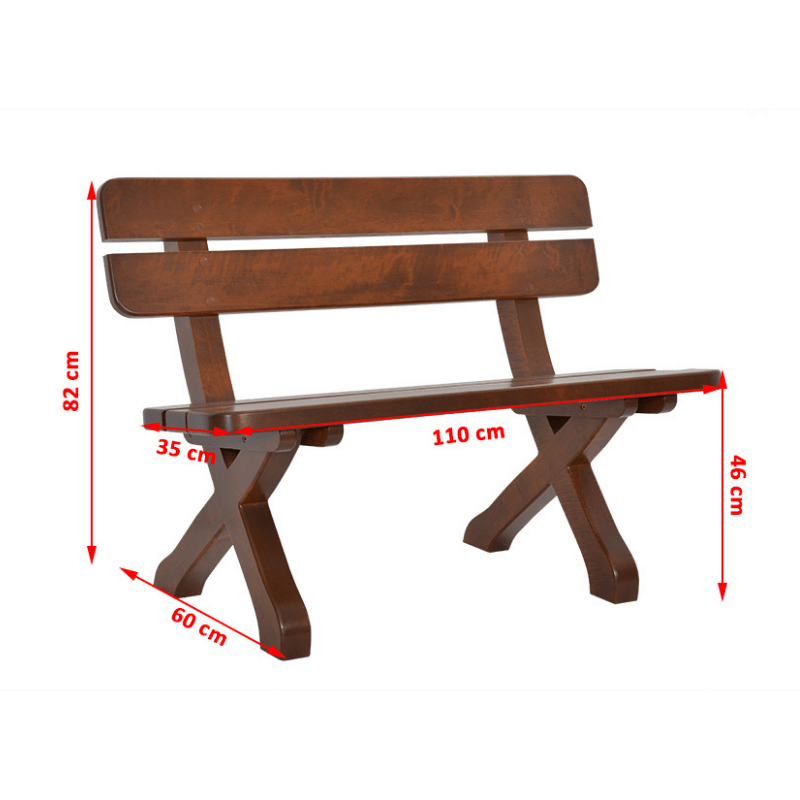 Rustic Bavarian Garden Set  1x table 2x benches - Diamond Work Sp. z o.o.