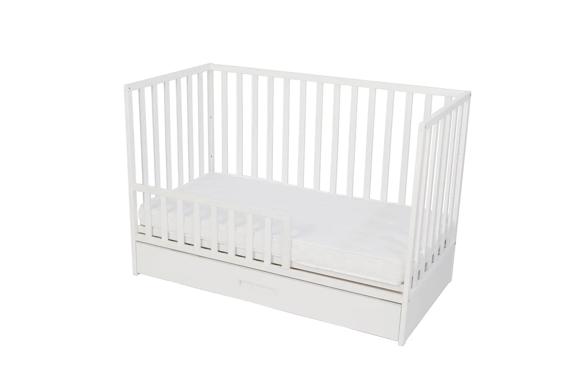 Lux Convertible Baby Crib with Drawer & Wheels - Diamond Work Sp. z o.o.