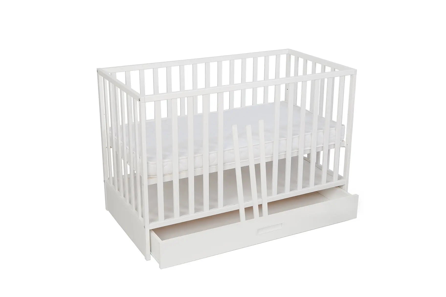 Lux Convertible Baby Crib with Drawer & Wheels - Diamond Work Sp. z o.o.