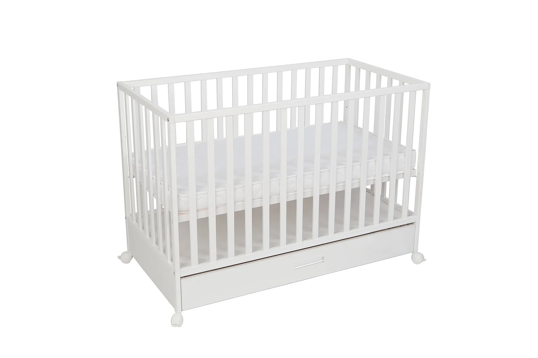 Lux Convertible Baby Crib with Drawer & Wheels - Diamond Work Sp. z o.o.