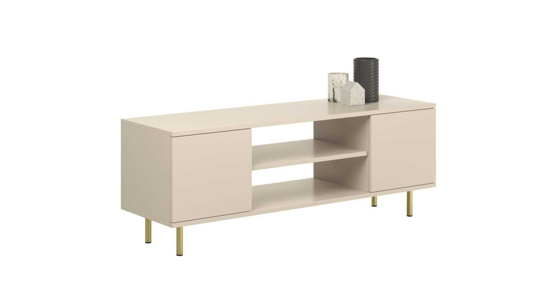 Focus kasjmier RTV kast 135 cm - gouden poten