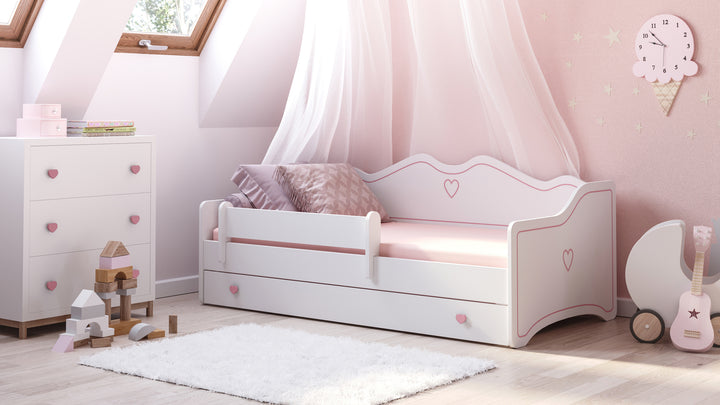 Emma children's bed 140x70 pink
