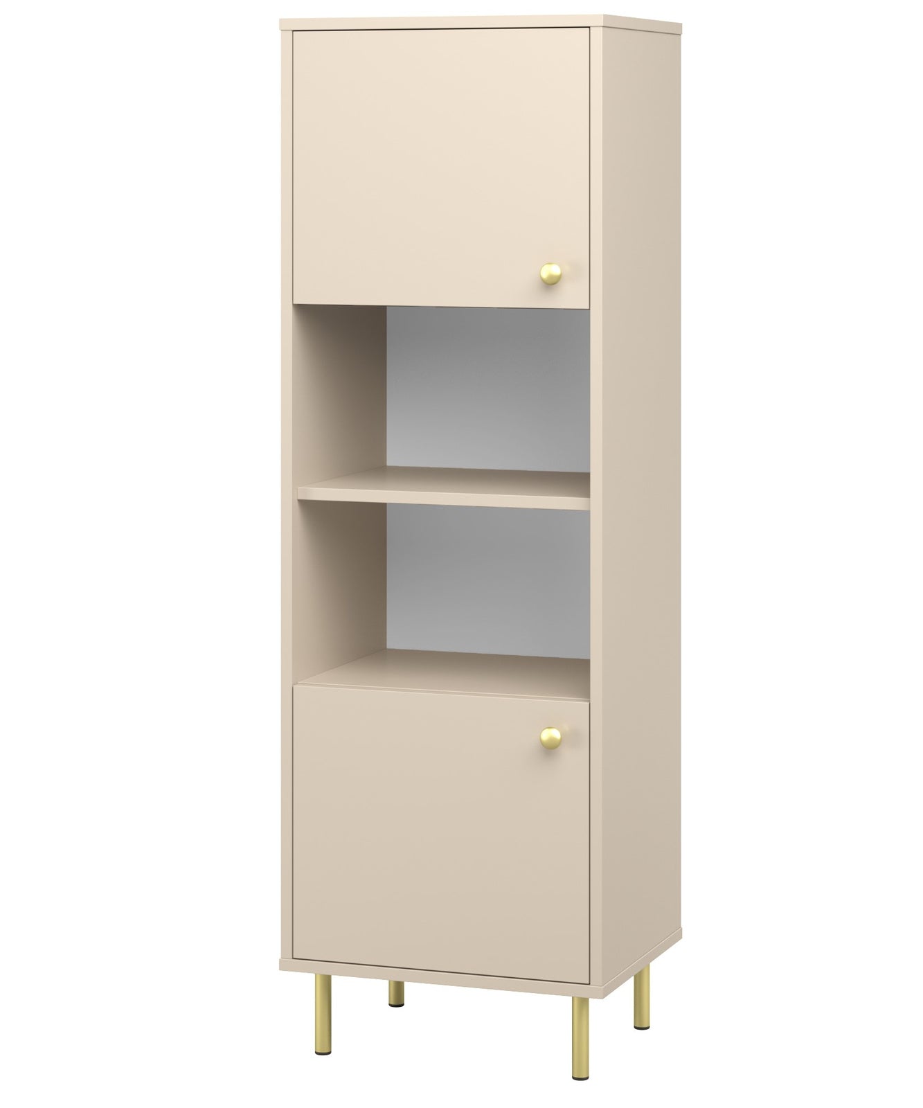 Venus white tall bookcase