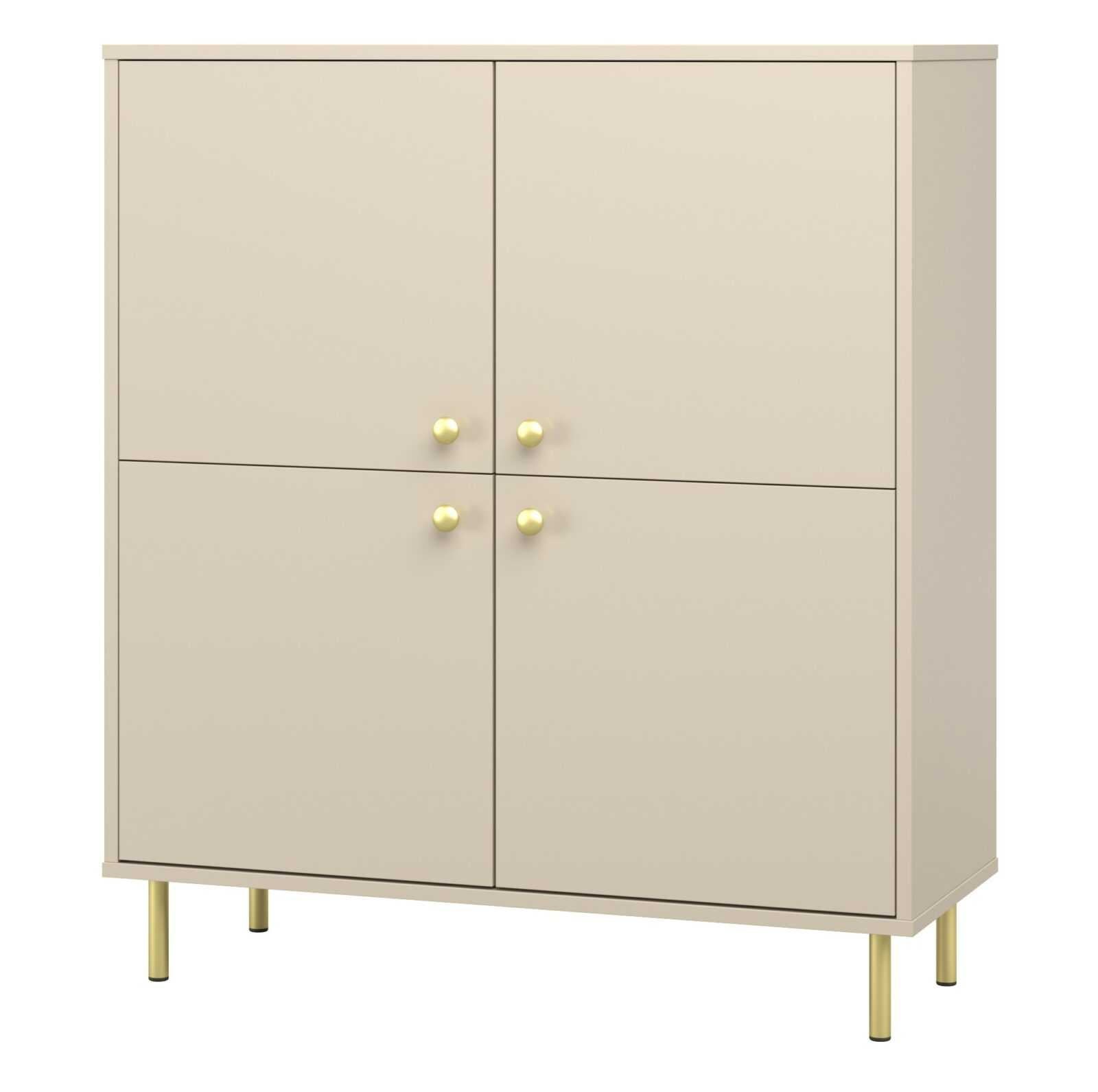 Venus four-door chest of drawers cashmere