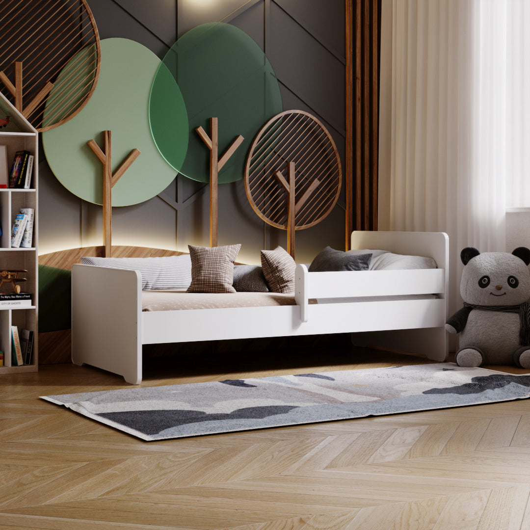 Single bed Max 140x70 with railing