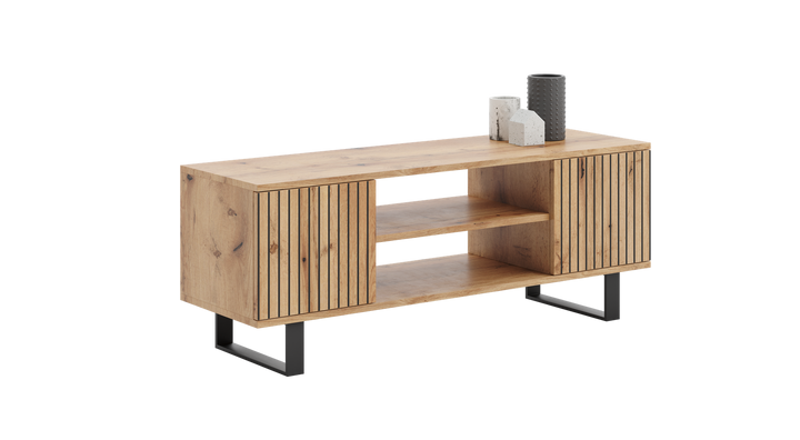 Focus Loft RTV-Schrank 135 cm - Dekor Latten Eiche Craft