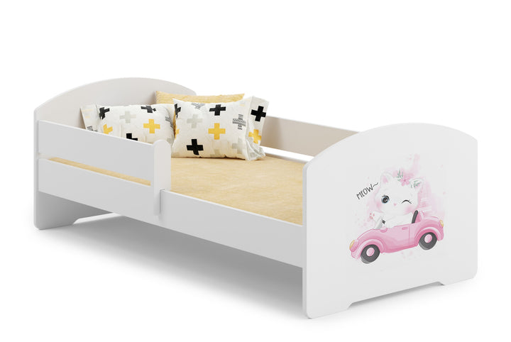 LUK children's bed 140x70 with railings - KOT