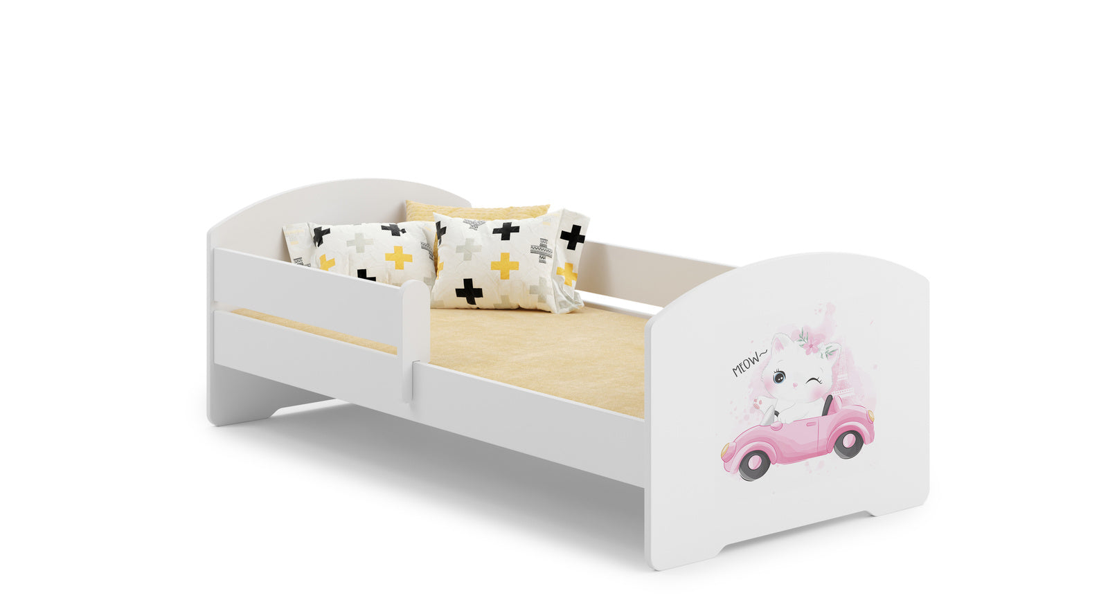 LUK children's bed 160x80 with railings - KOT