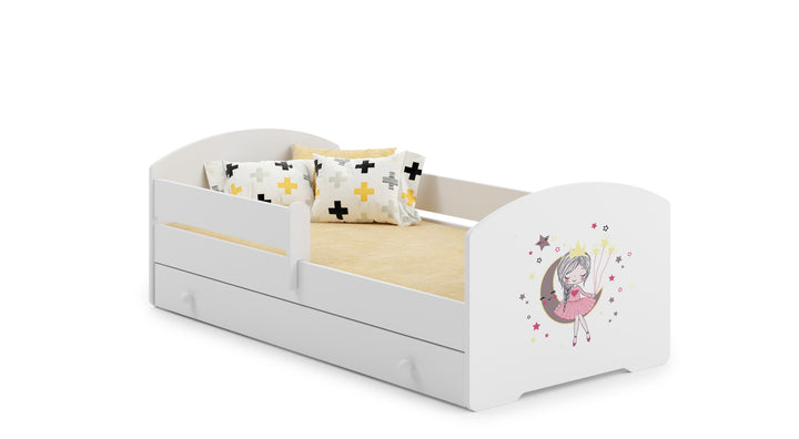 Kinderbett 160x80 mit Schublade - Schlafende Prinzessin