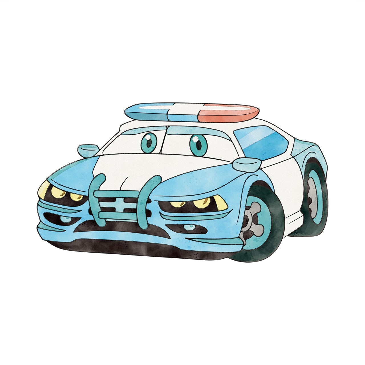 Luk 160x80 children's bed with drawer - Police