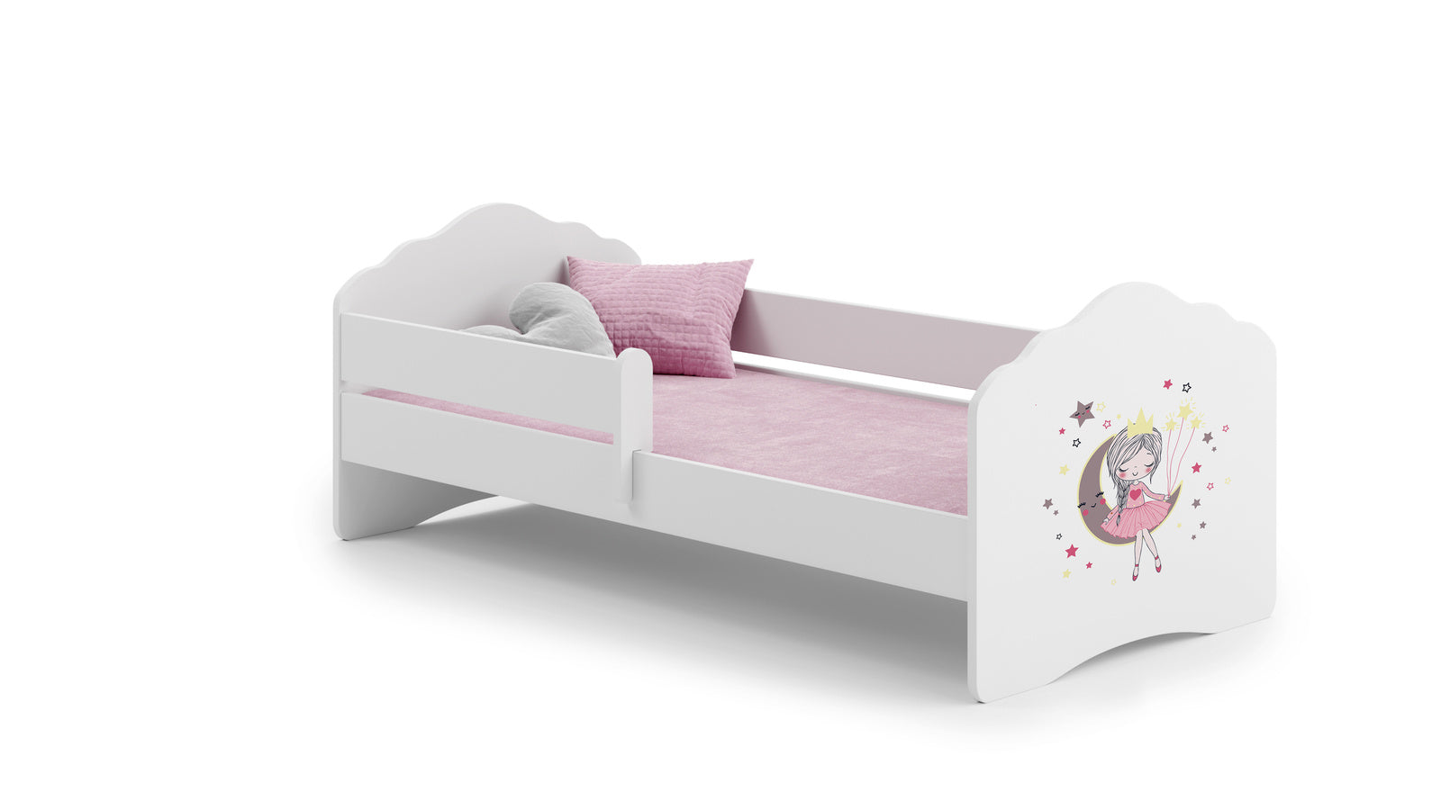 FALA 140x70 children's bed with railing - Sleeping princess