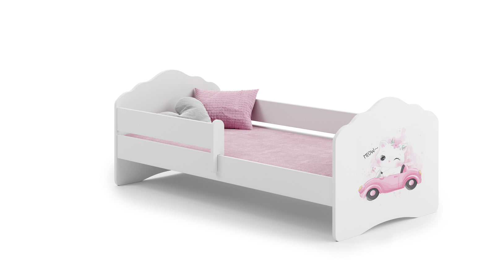 FALA children's bed 160x80 with railing - Cat