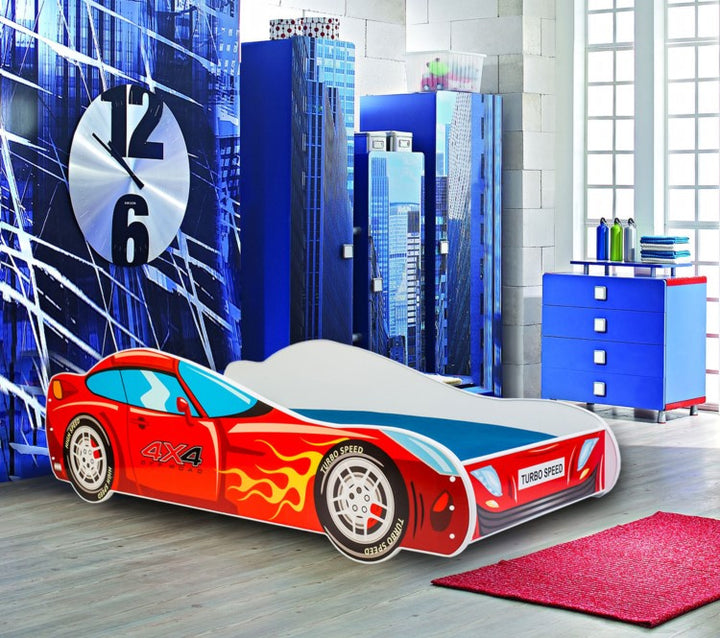 Children's bed auto 4x4 140x70 - mattress