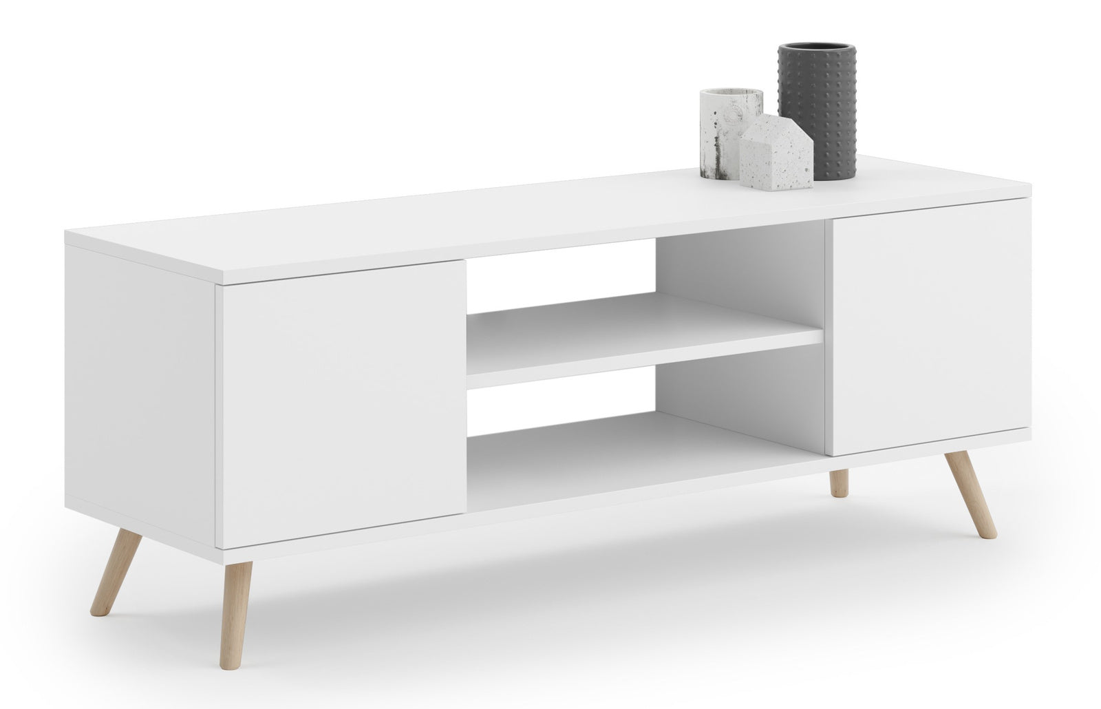 Focus RTV cabinet 135 cm - white
