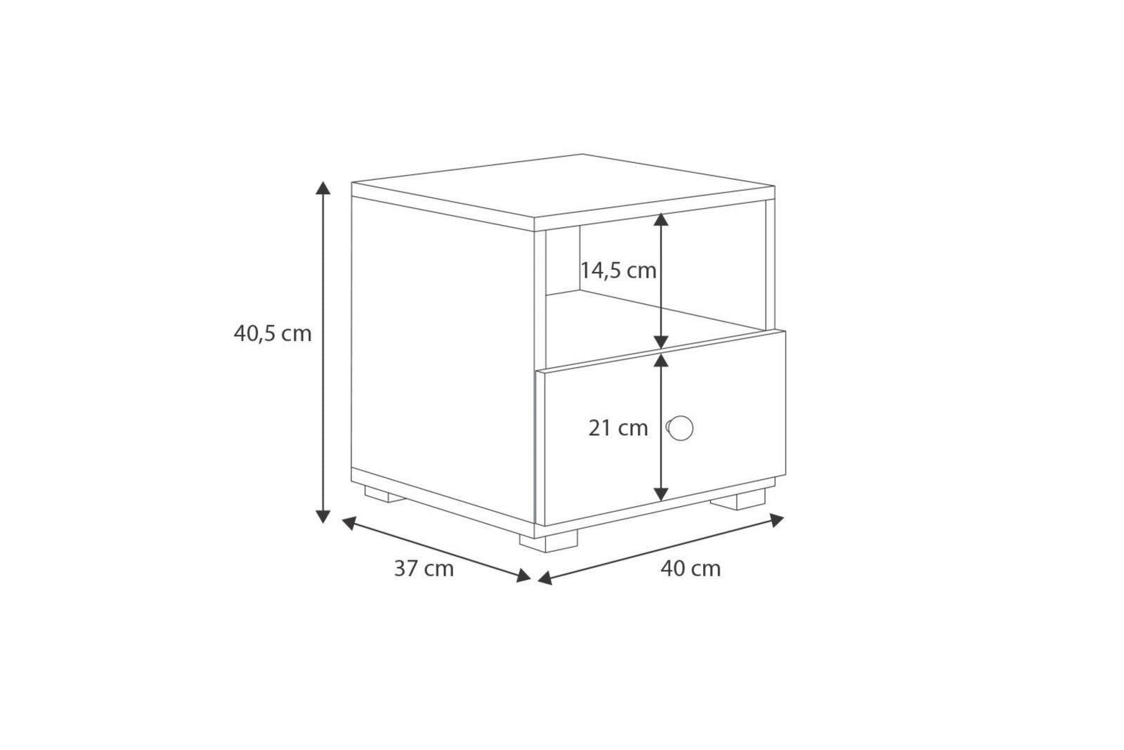 Bedside table, bedside table football holder