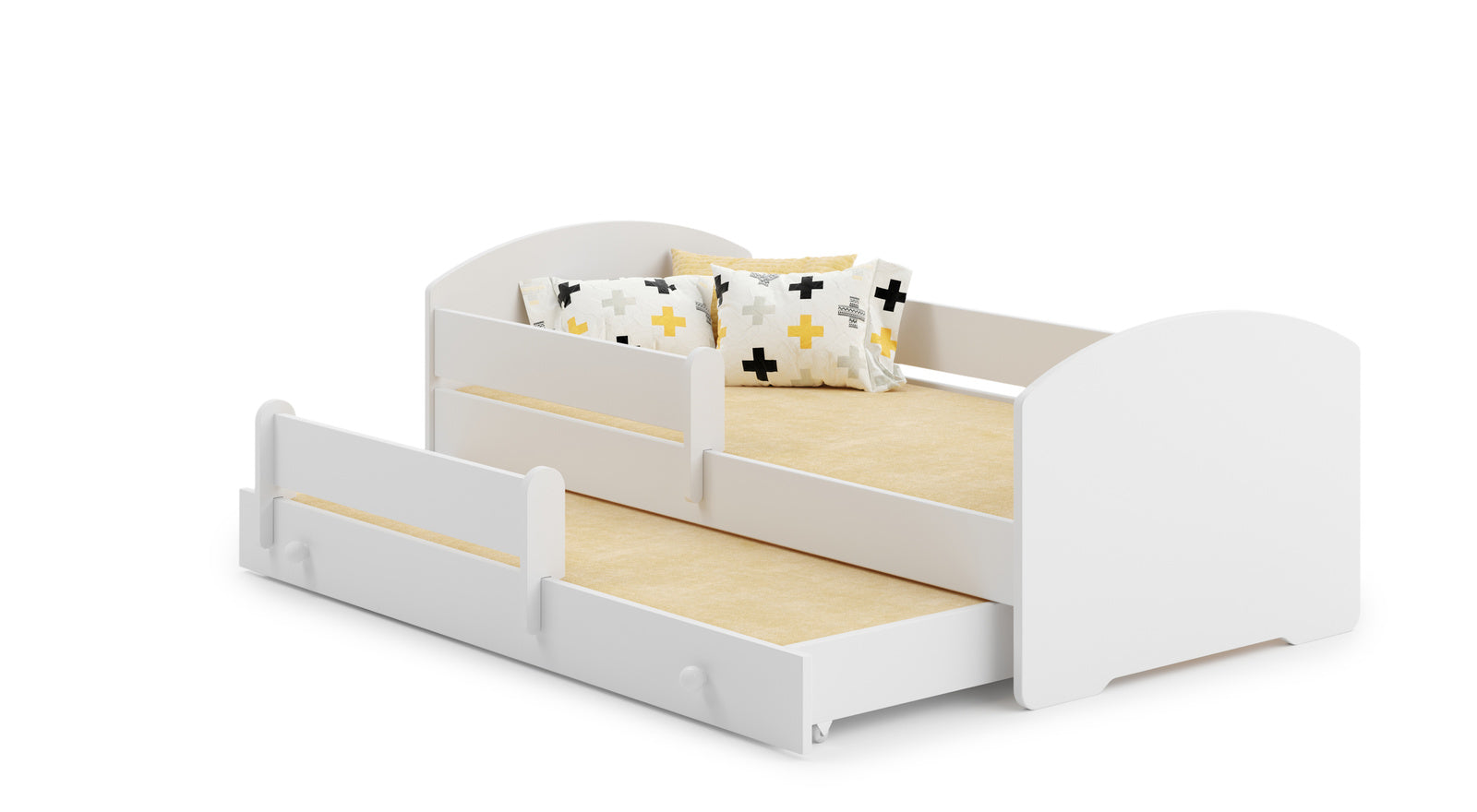 Double bed LUK 160x80 white