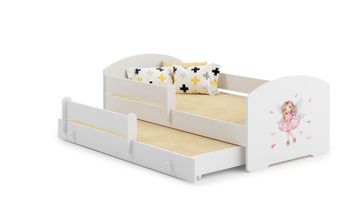 Doppelbett Luk 160x80 - Mädchen mit Flügeln