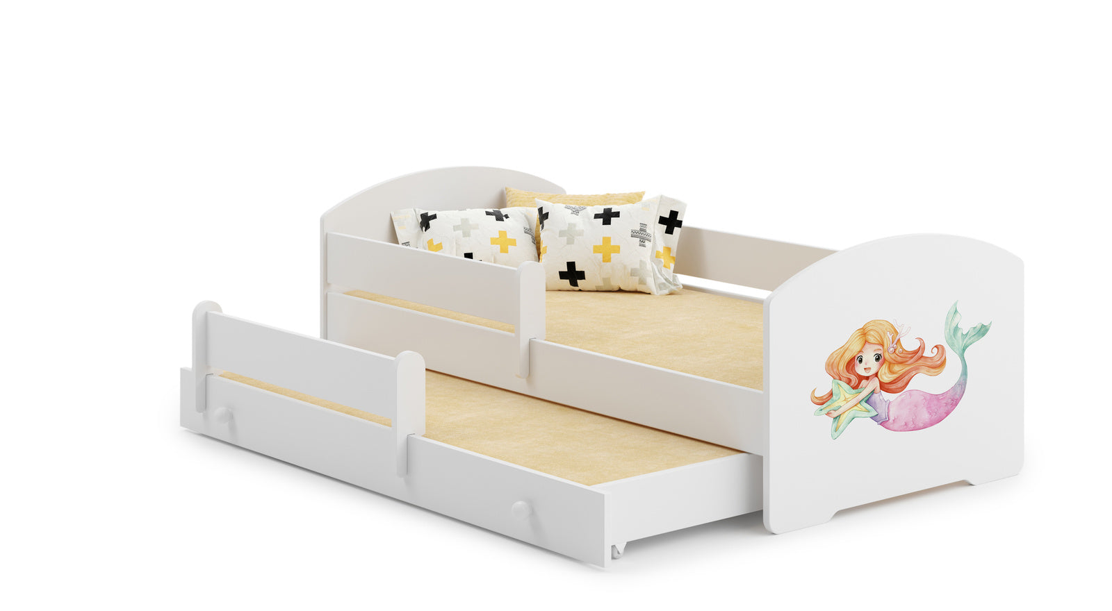 Double bed Luk 160x80 - Mermaid