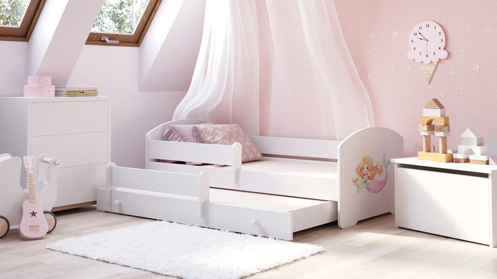 Doppelbett Luk 160x80 - Meerjungfrau