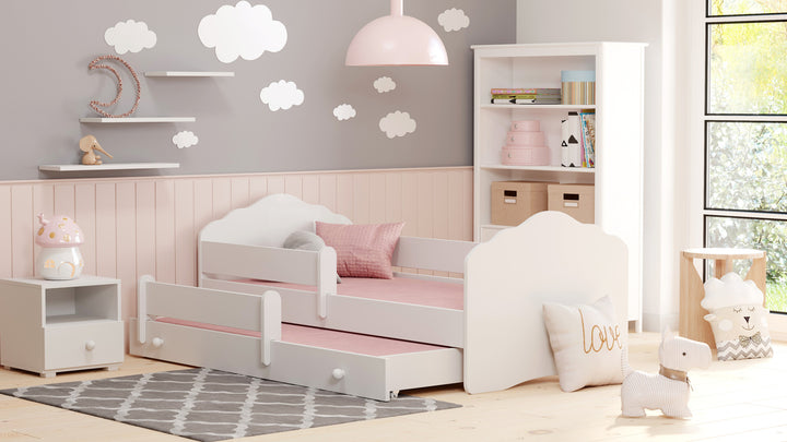 Double bed Wave 160x80 white
