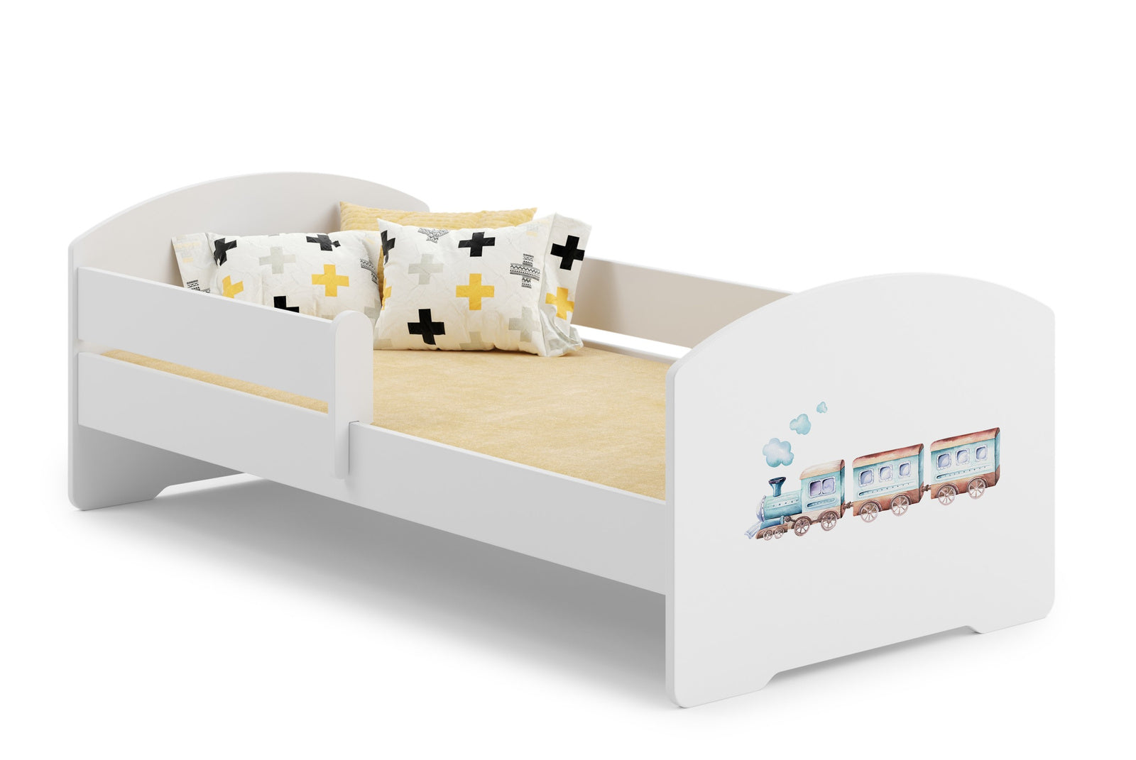 LUK children's bed 160x80 with railings - Train