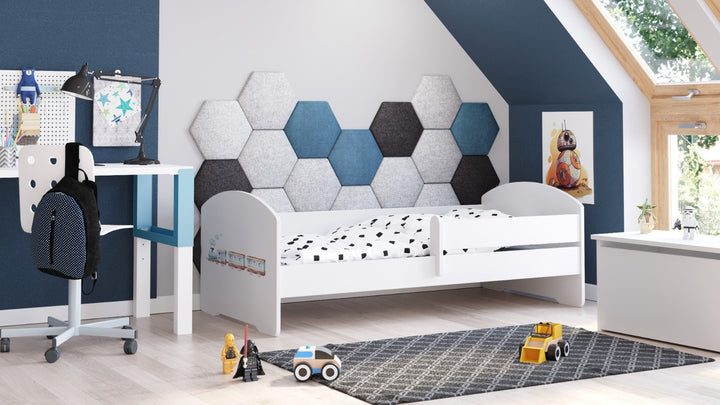 LUK children's bed 160x80 with railings - Train
