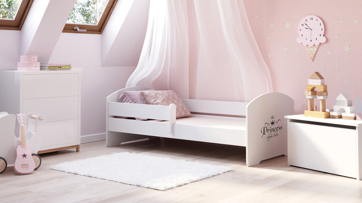 LUK children's bed 160x80 with railings - Princess
