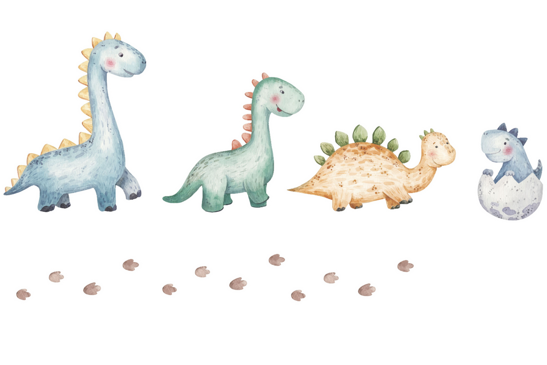 Kinderbett LUK 160x80 mit Schublade - Dinosaurier