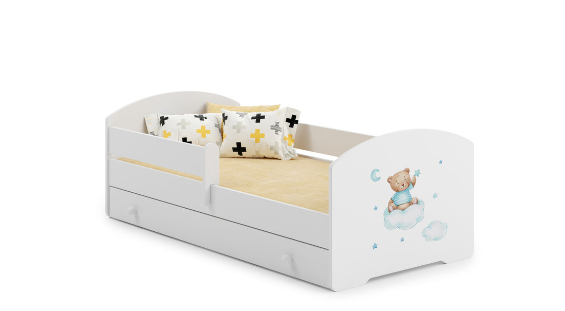 Kinderbett Luk 160x80 mit Schublade - Prinzessin in einer Krone