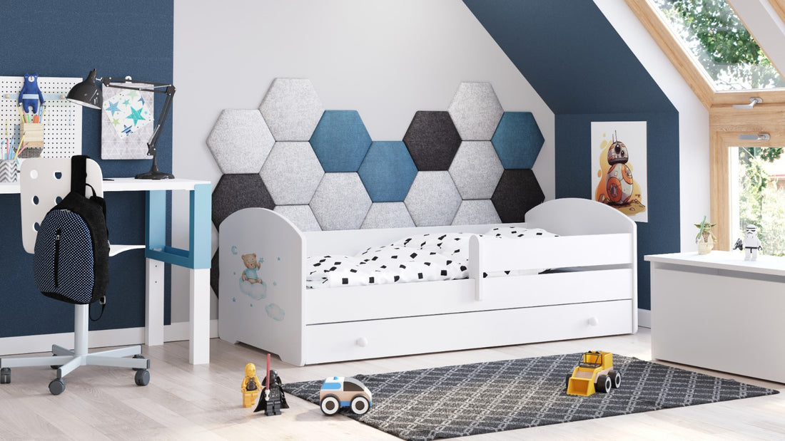Kinderbett Luk 160x80 mit Schublade - Prinzessin in einer Krone