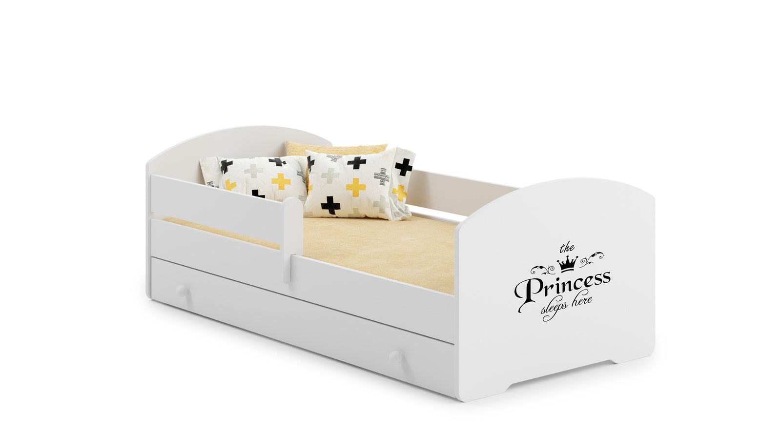 Children's bed Luk 160x80 with drawer - Princess