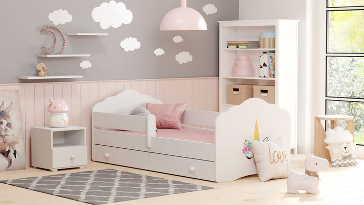 FALA single bed 160x80 with drawer - Unicorn horn