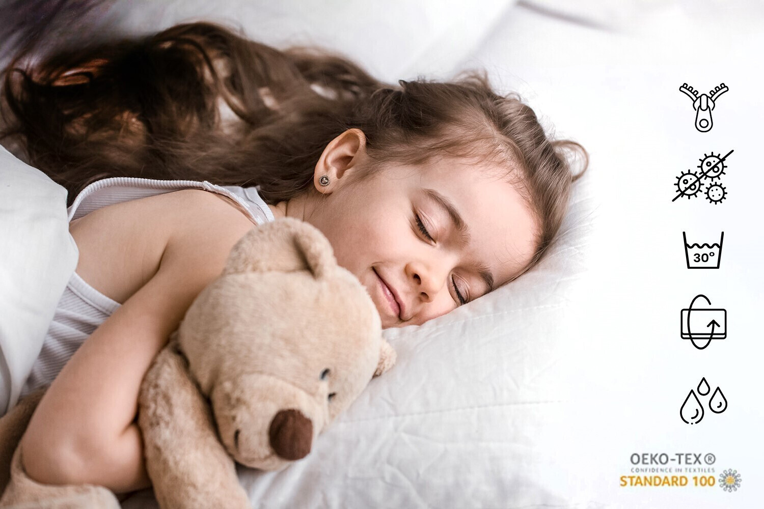 Anna children's bed 140x70 - Sleeping princess