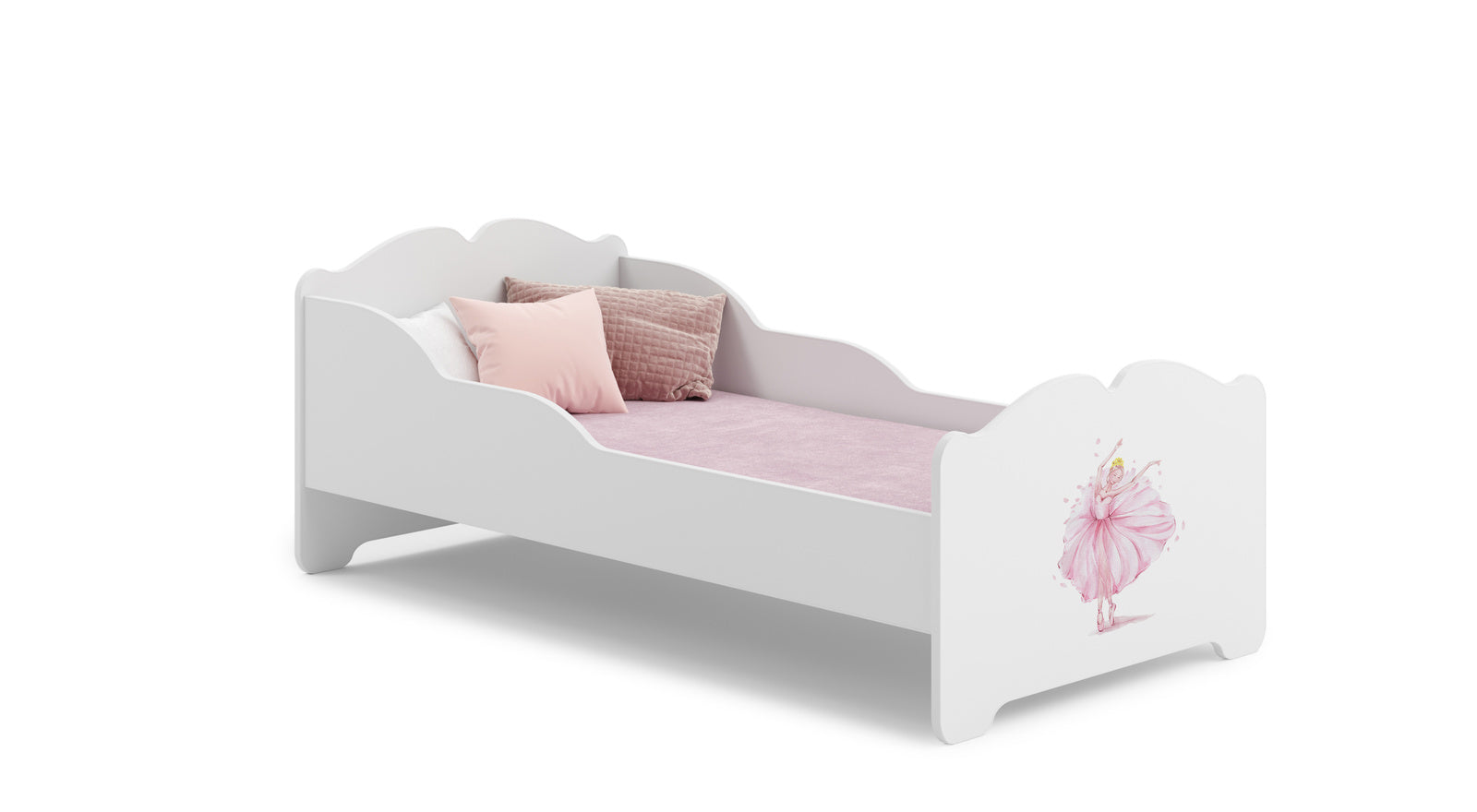 Anna children's bed 160x80 - Princess in a crown