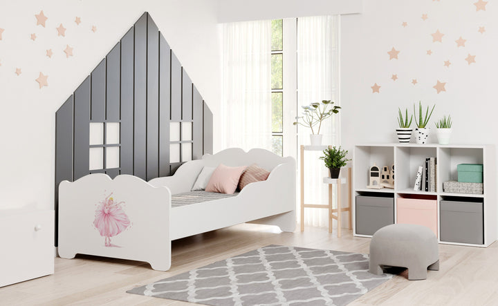Anna Kinderbett 160x80 - Prinzessin in einer Krone