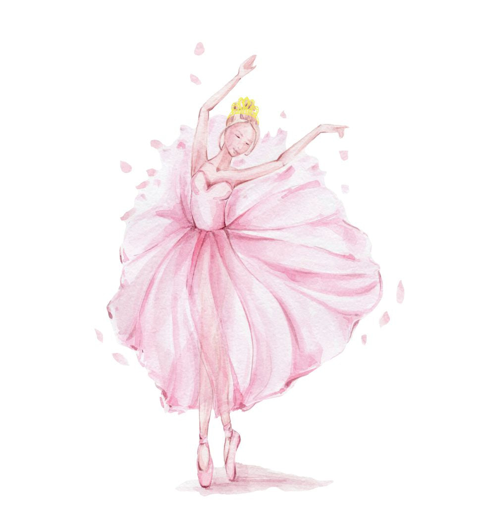 Anna Kinderbett 140x70 mit Schublade - Prinzessin in einer Krone