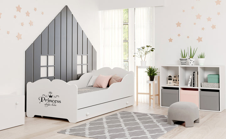 Anna Kinderbett 160x80 mit Schublade - Princess