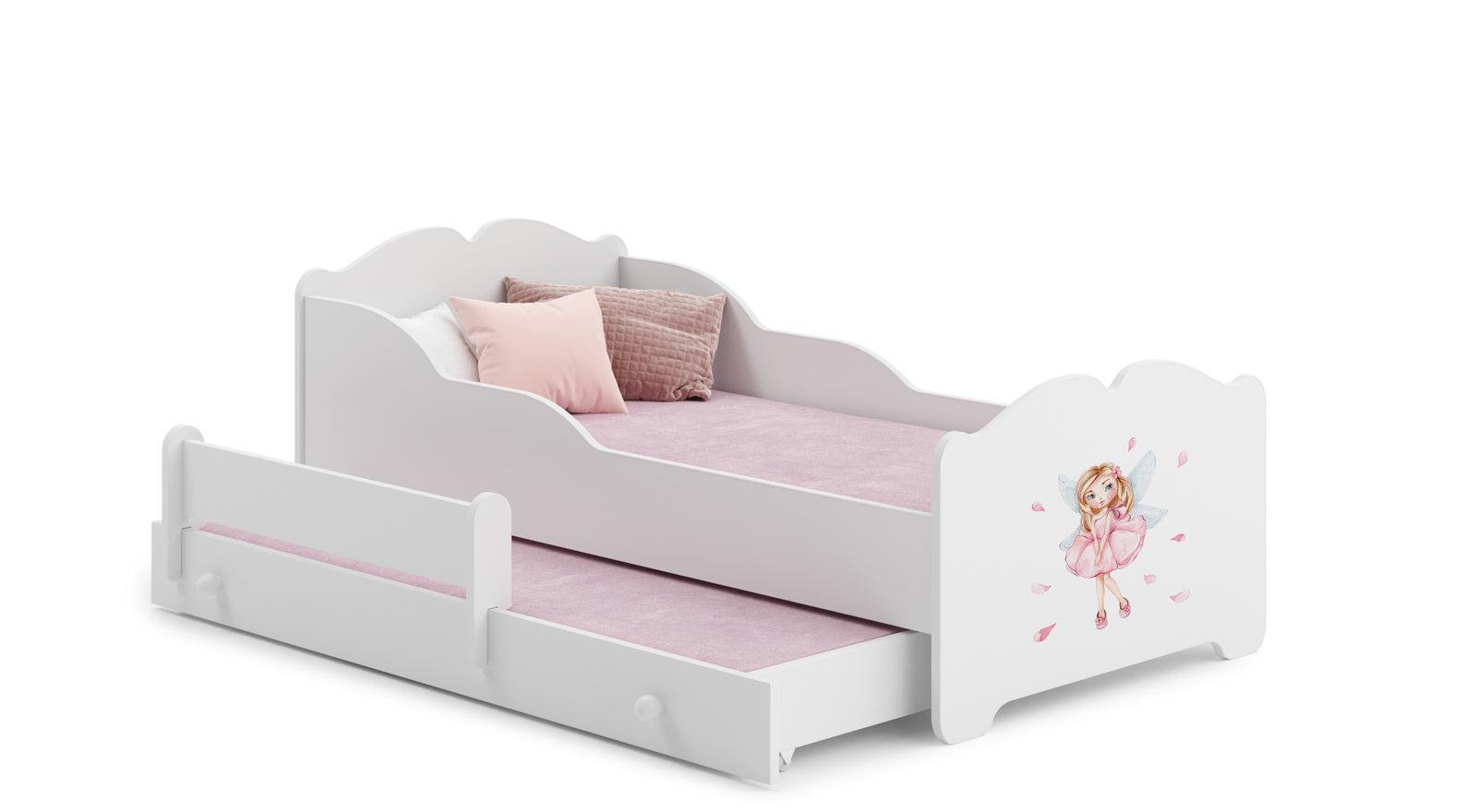 Double bed Anna 160x80 - Girl with wings