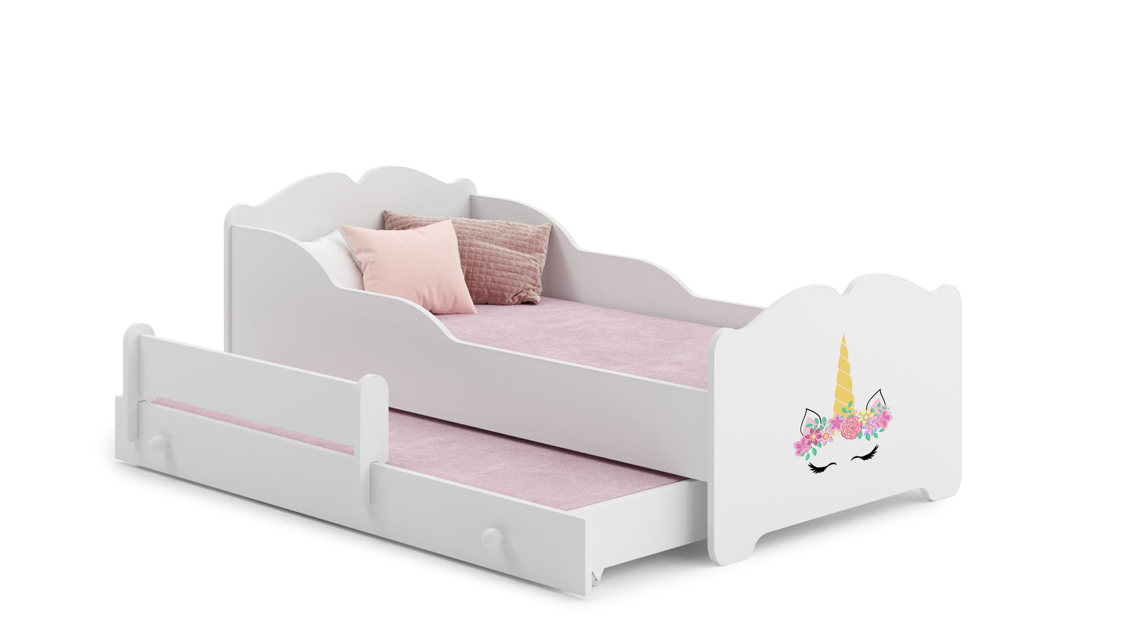 Double bed Anna 160x80 - Unicorn horn
