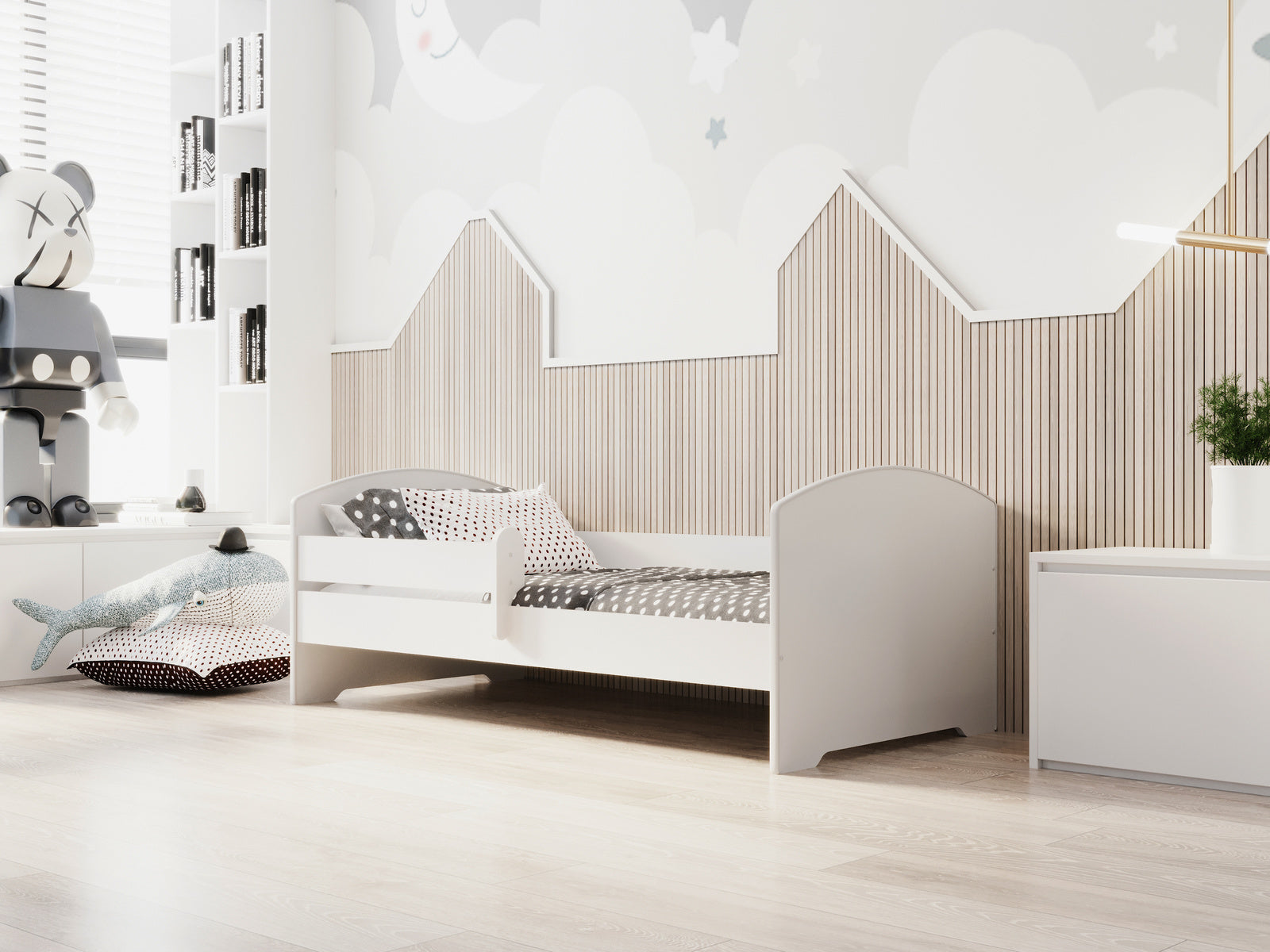 Single bed Luk 160x80 with railing