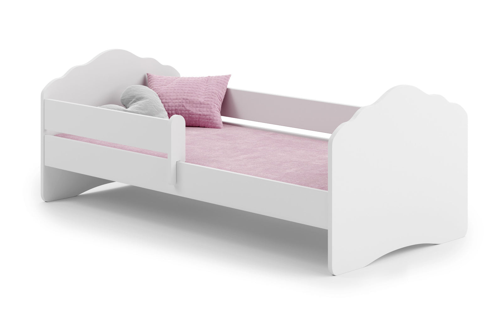 Single bed Wave 160x80 with guard rail