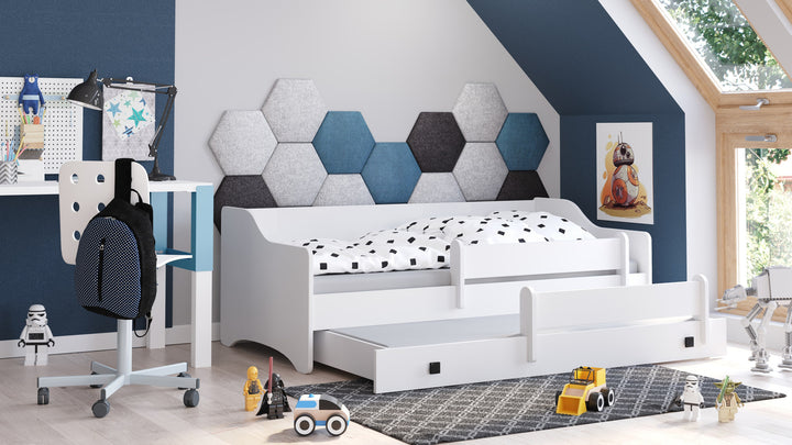Double bed Erik II 160x80 - handle black