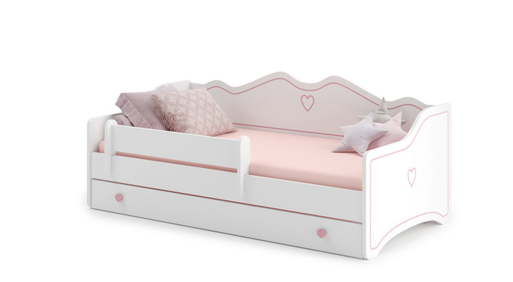 Emma children's bed 160x80 pink