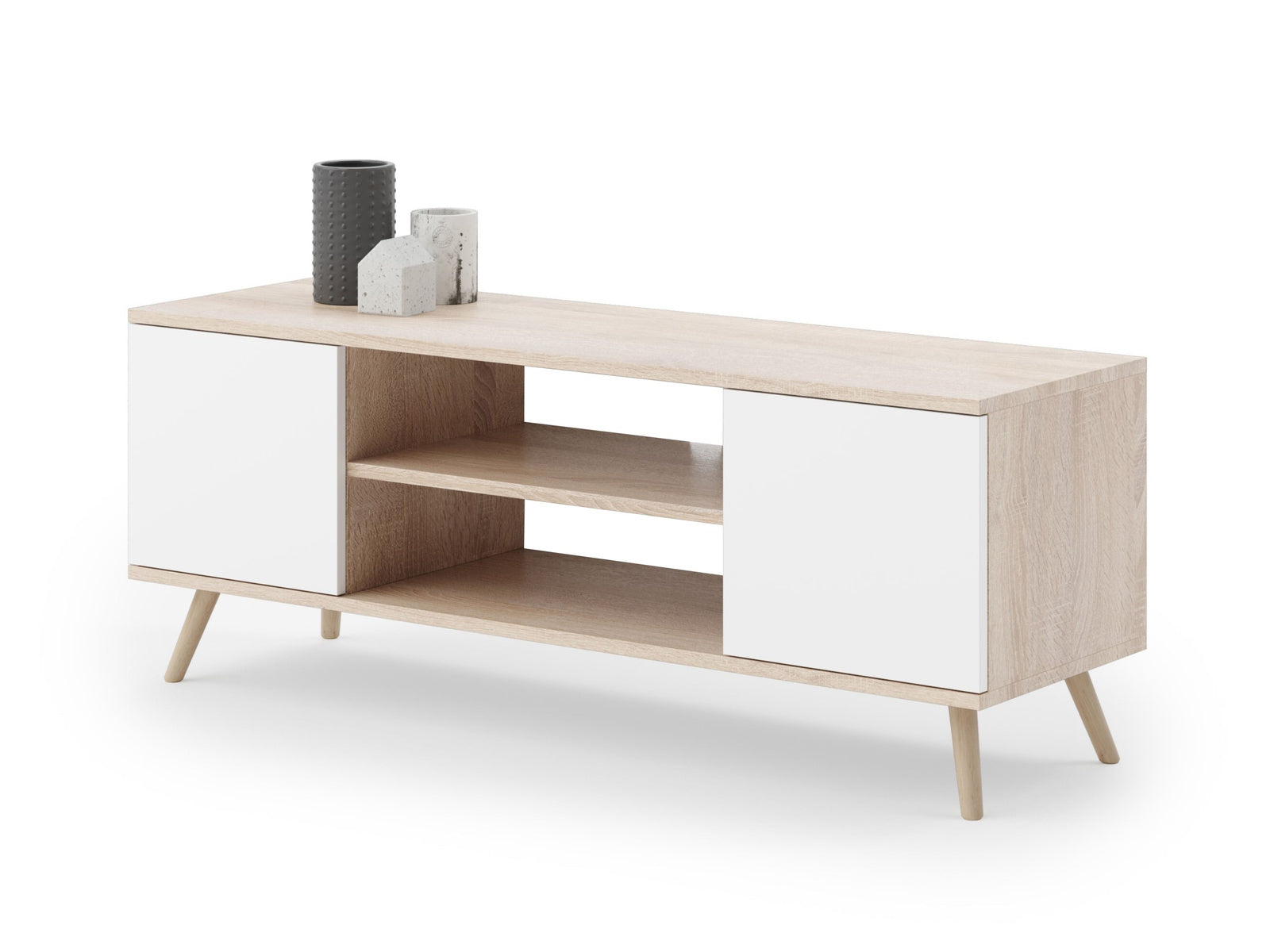 RTV Focus cabinet 155 cm oak sonoma/white